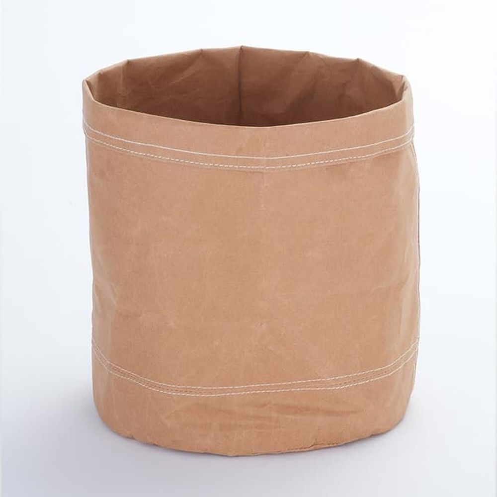 American Metalcraft Khaki Kraft Paper Bag, 9 Inch Dia. X 10-3/8 Inch Height