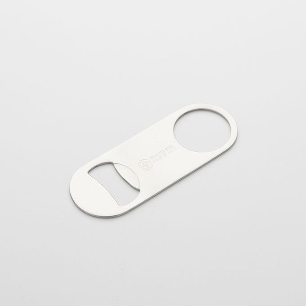 American Metalcraft Stainless Steel Mini Flat Bottle/can Opener, 4-1/4 Inch
