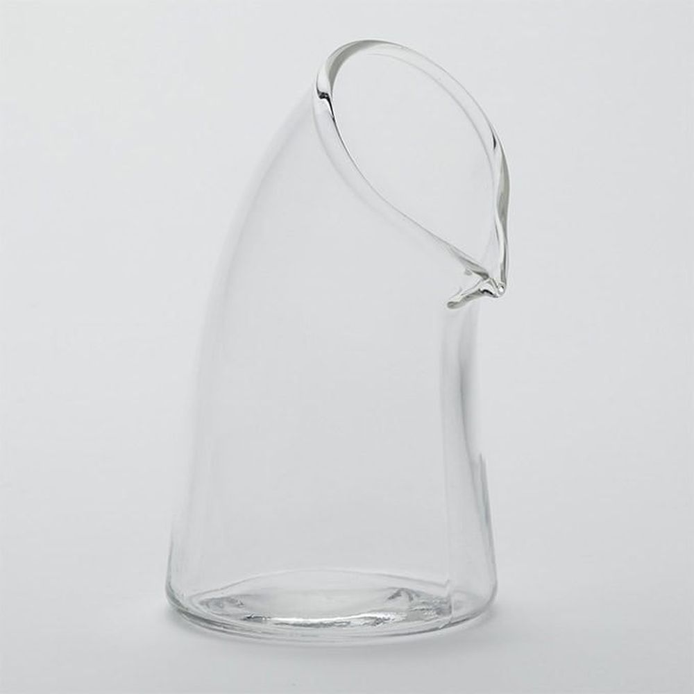 American Metalcraft Swan Collection Clear Glass 4 Ounce Creamer, 1-3/4 Inch Dia. X 4-3/8 Inch Height