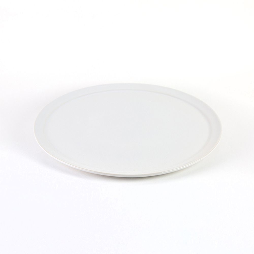 American Metalcraft White Ceramic Pizza Tray, 16 Inch Dia.