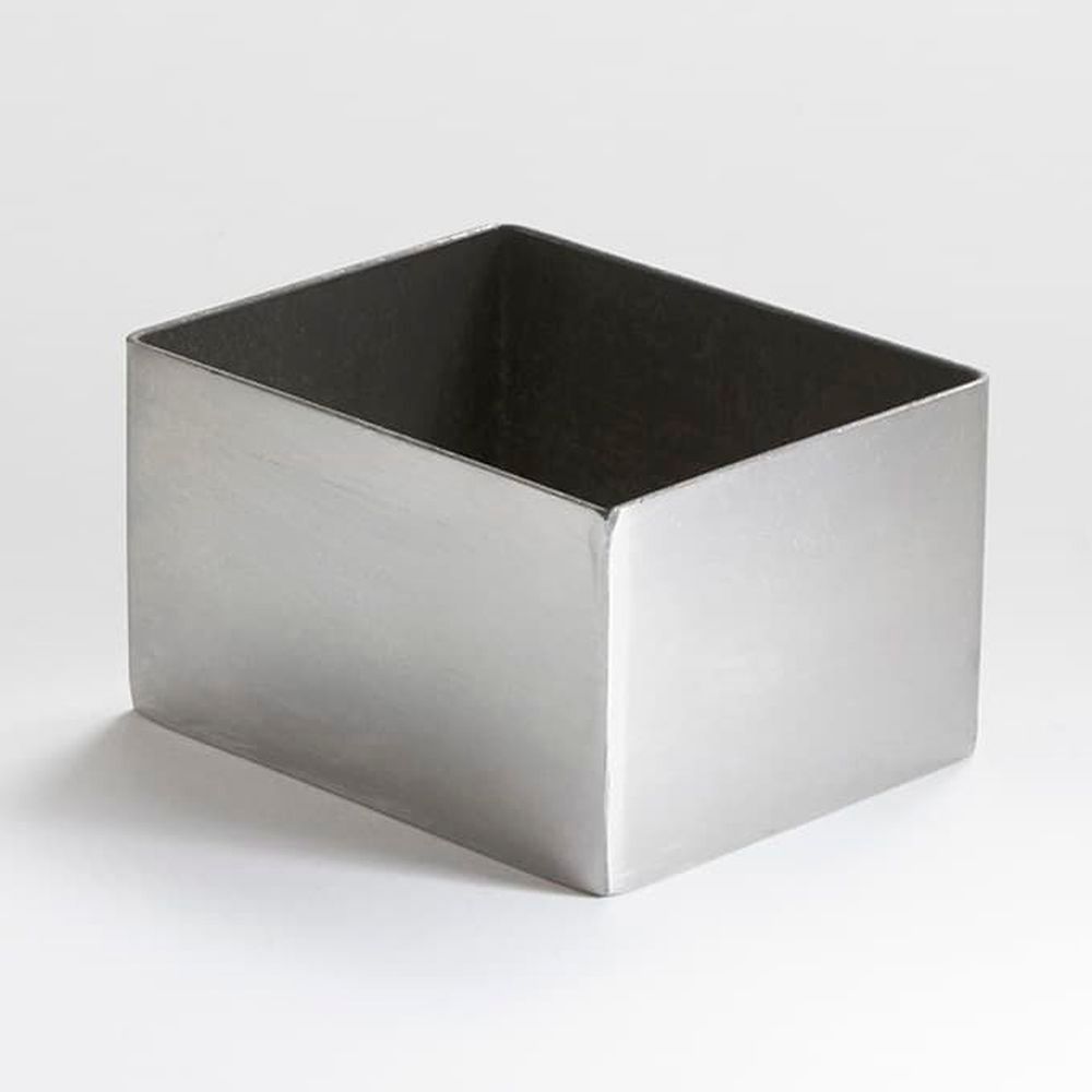 American Metalcraft Stainless Steel Satin Finish Rectangle Sugar Packet/cube Holder, 2 3/4 X 3 1/4 X 1 3/4 Inch