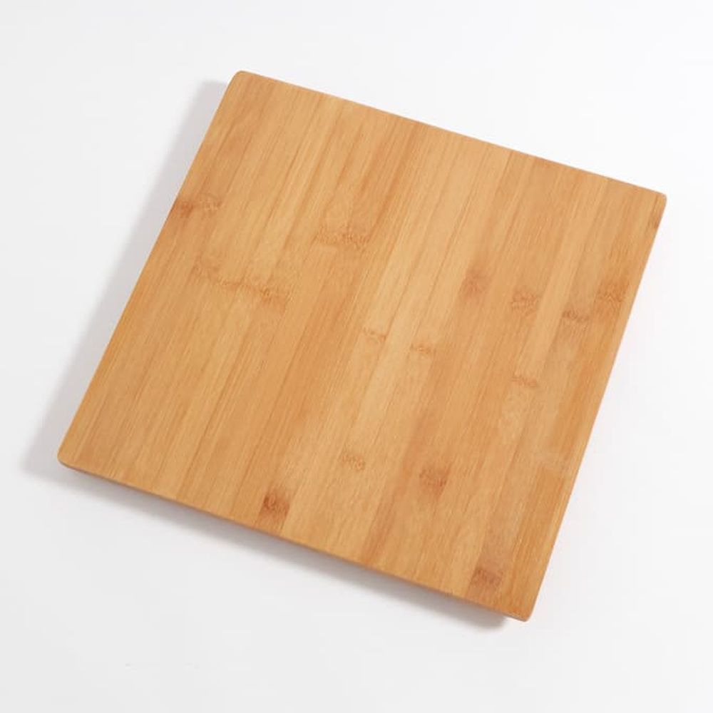 American Metalcraft Brown Bamboo Square Flat Platter, 14-3/8 X 14-3/8 X 7/8 Inch