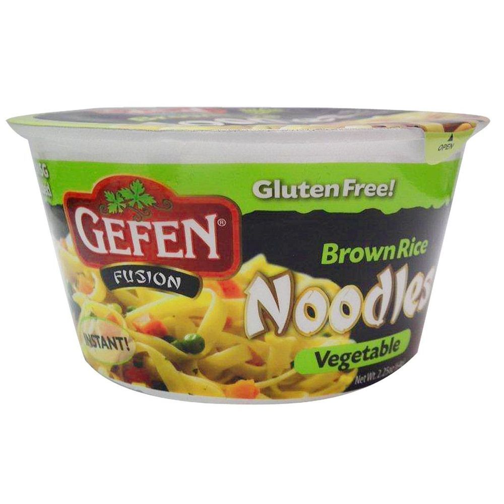 Gefen Vegetable Brown Rice Noodle Bowl, 2.25 Ounce -- 12 Per Case