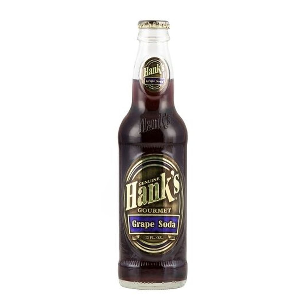 Hank's Gourmet Grape Soda, 12 Fluid Ounce -- 24 Per Case