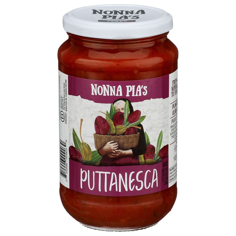 Nonna Pia's Puttanesca Pasta Sauce, 19.4 Fluid Ounce -- 6 Per Case