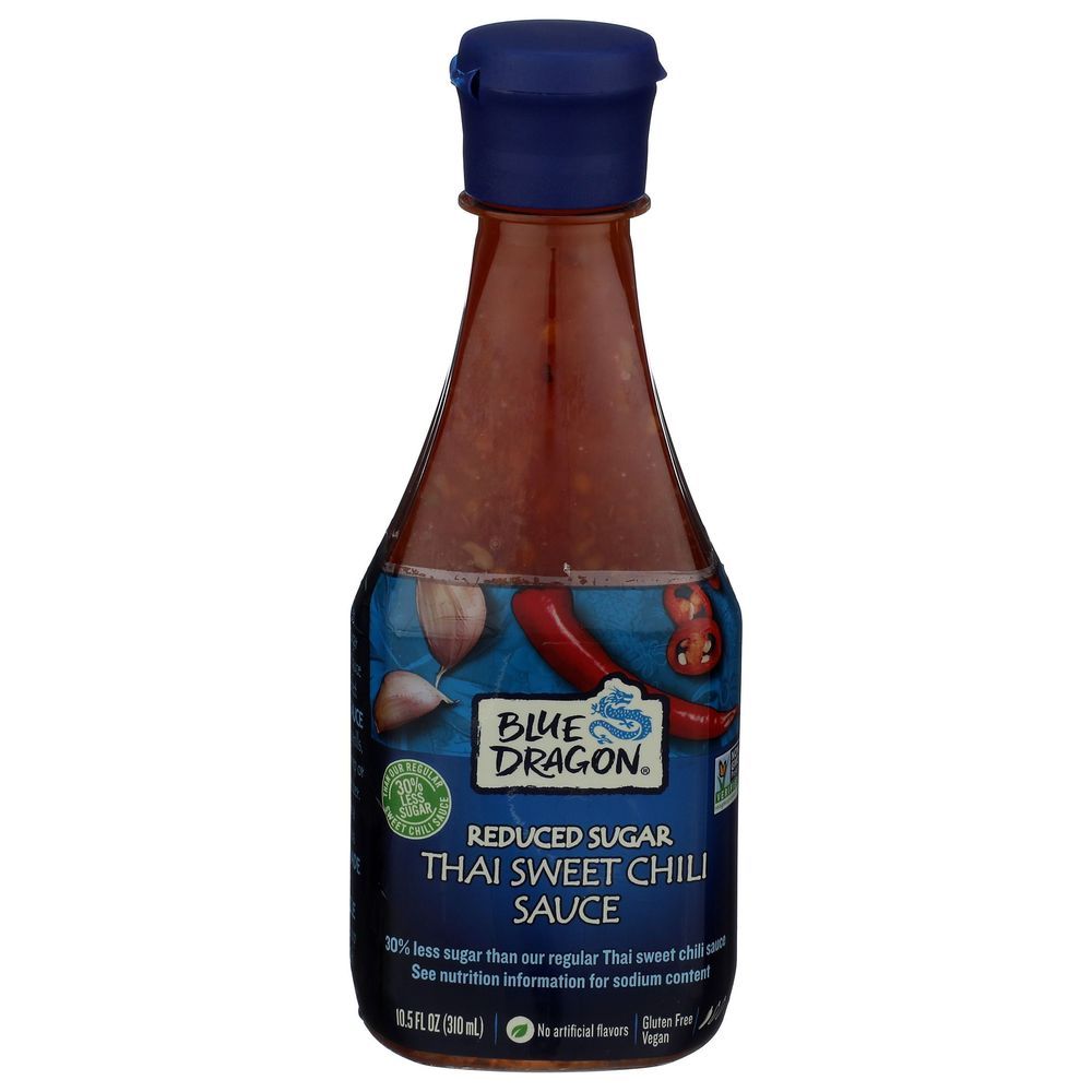 Blue Dragon Reduced Sugar Thai Sweet Chili Sauce, 10.5 Fluid Ounce -- 6 Per Case