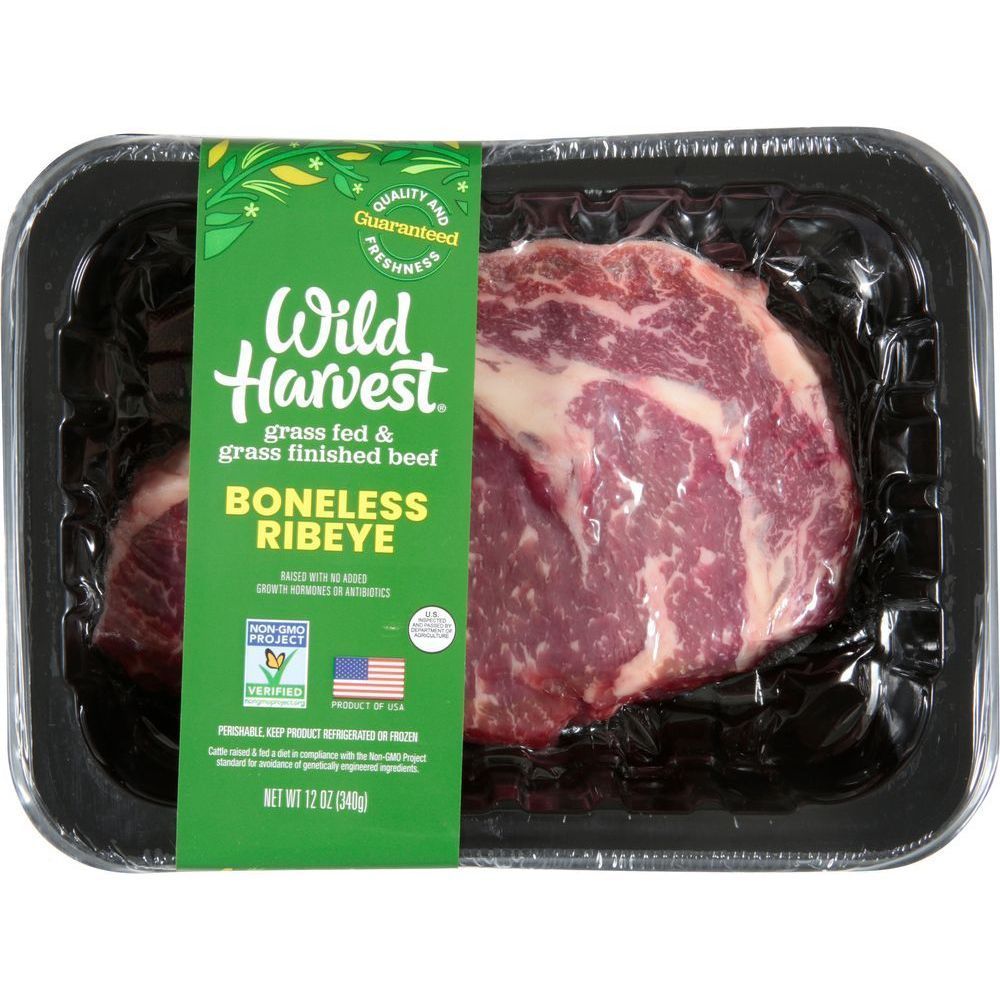 Wild Harvest Boneless Beef Ribeye, 12 Ounce -- 9 Per Case