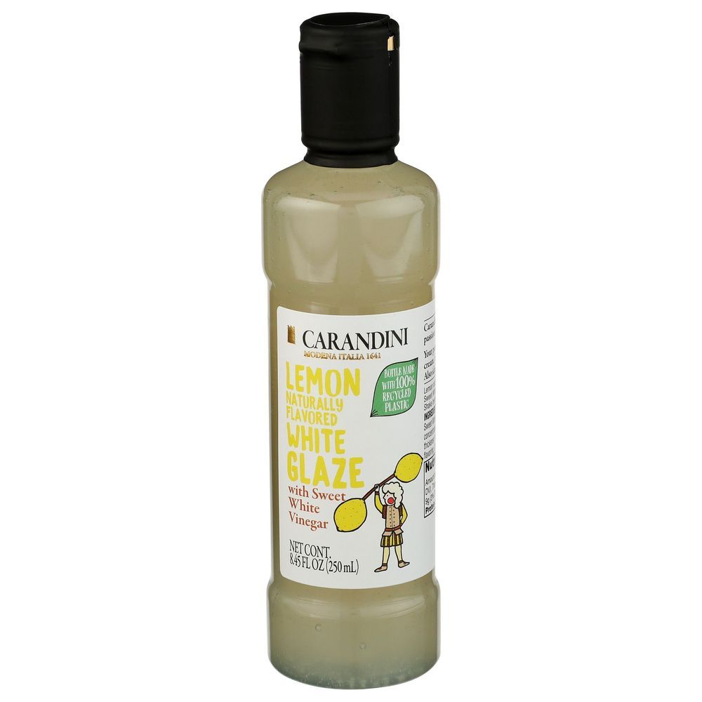 Carandini Lemon White Glaze With Sweet White Vinegar, 8.45 Ounce -- 6 Per Case