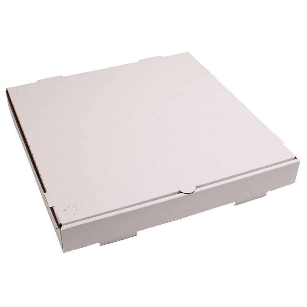 Arvco White/kraft Stock Print B Flute Pizza Box, 15 Inch -- 50 Per Case
