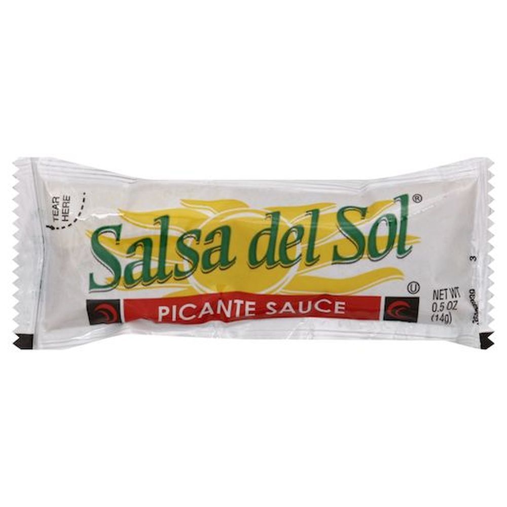 Salsa Del Sol Picante Hot Sauce, .5 Ounce -- 200 Per Case