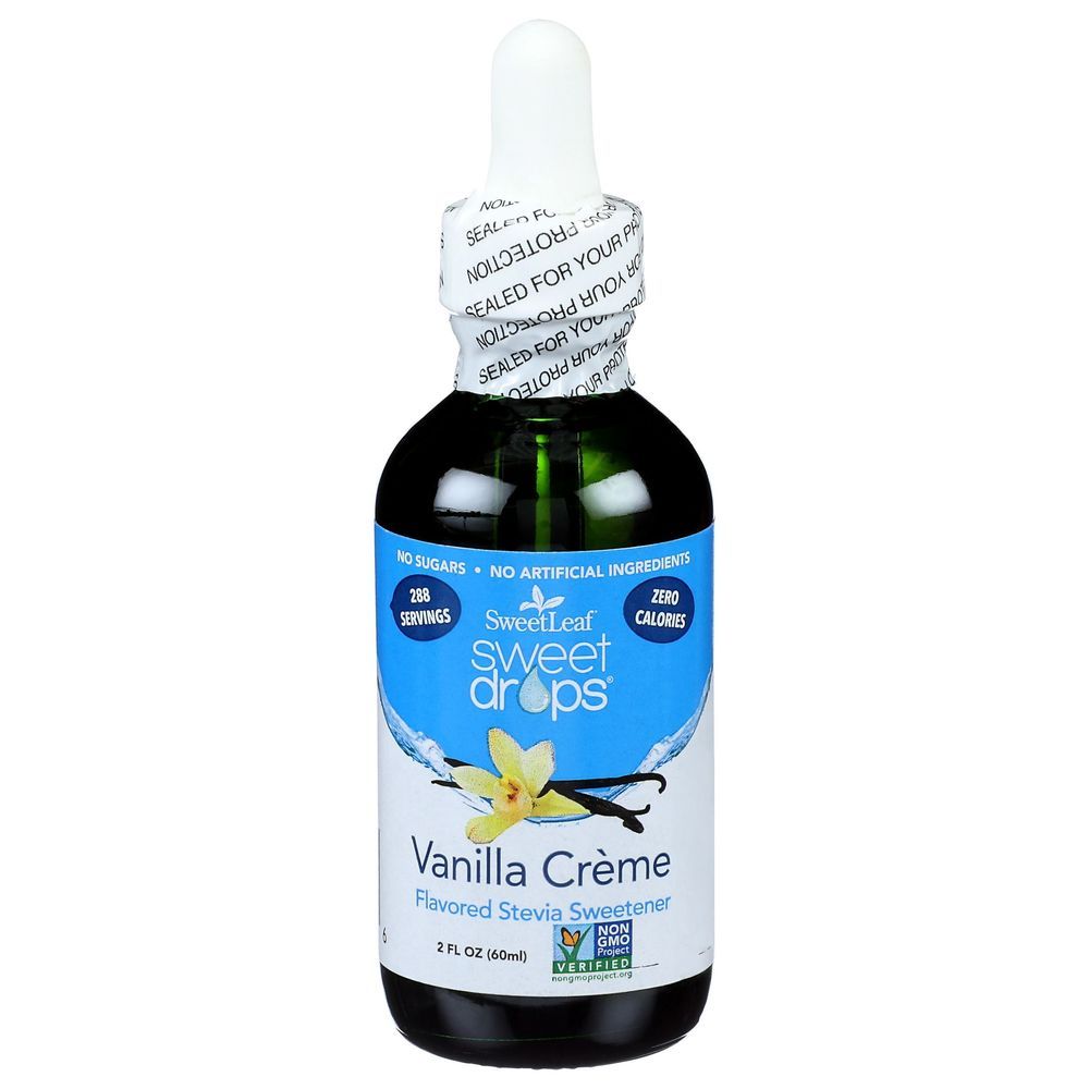 Sweetleaf Sweet Drops Vanilla Creme Stevia Sweetener, 2 Ounce -- 3 Per Case