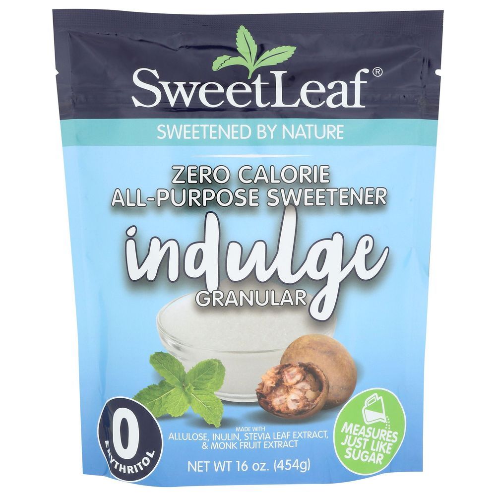 Sweetleaf Indulge Granular Zero Calorie All Purpose Sweetener, 16 Ounce -- 6 Per Case
