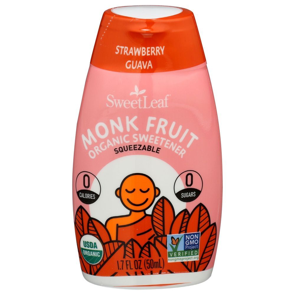 Sweetleaf Strawberry Guava Monk Fruit Liquid Sweetener, 1.62 Fluid Ounce -- 6 Per Case