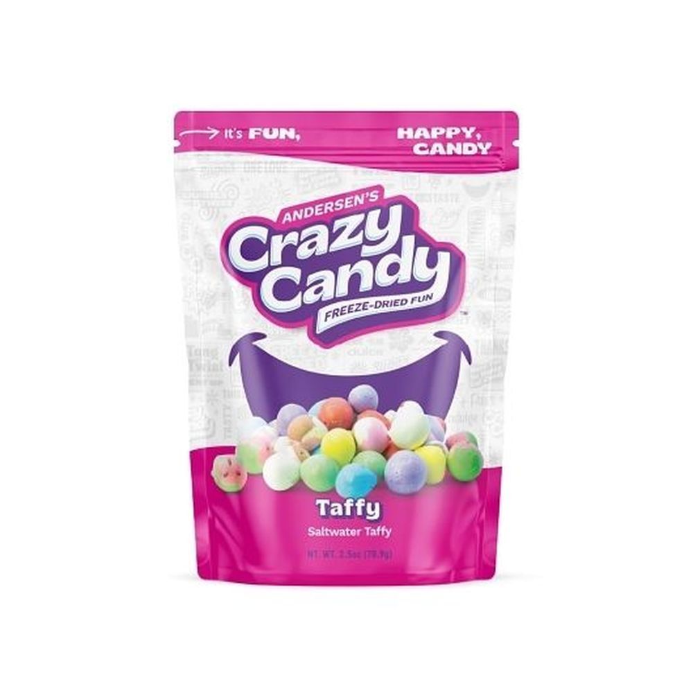 Crazy Candy Saltwater Taffy, 2.4 Ounce -- 12 Per Case