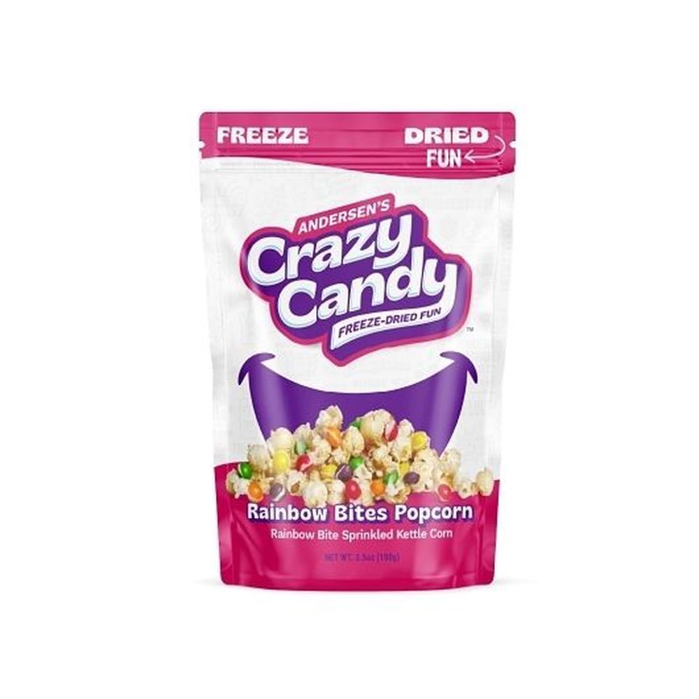 Crazy Candy Buttery Freeze Dried Rainbow Candy Popcorn, 3.5 Ounce -- 12 Per Case