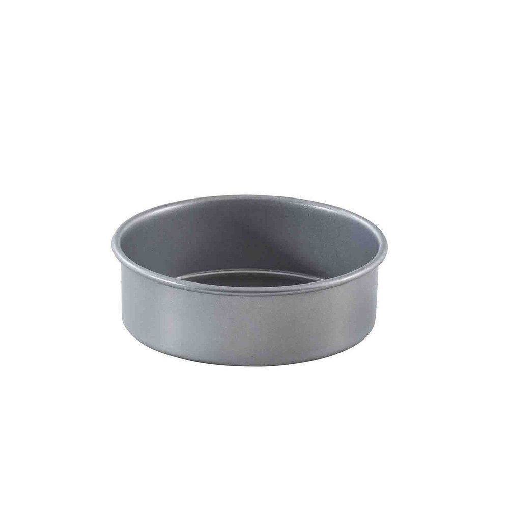 Tablecraft Aluminized Steel With Non-stick Silicone Glaze Cake Pan, 6 X 6 X 2 Inch