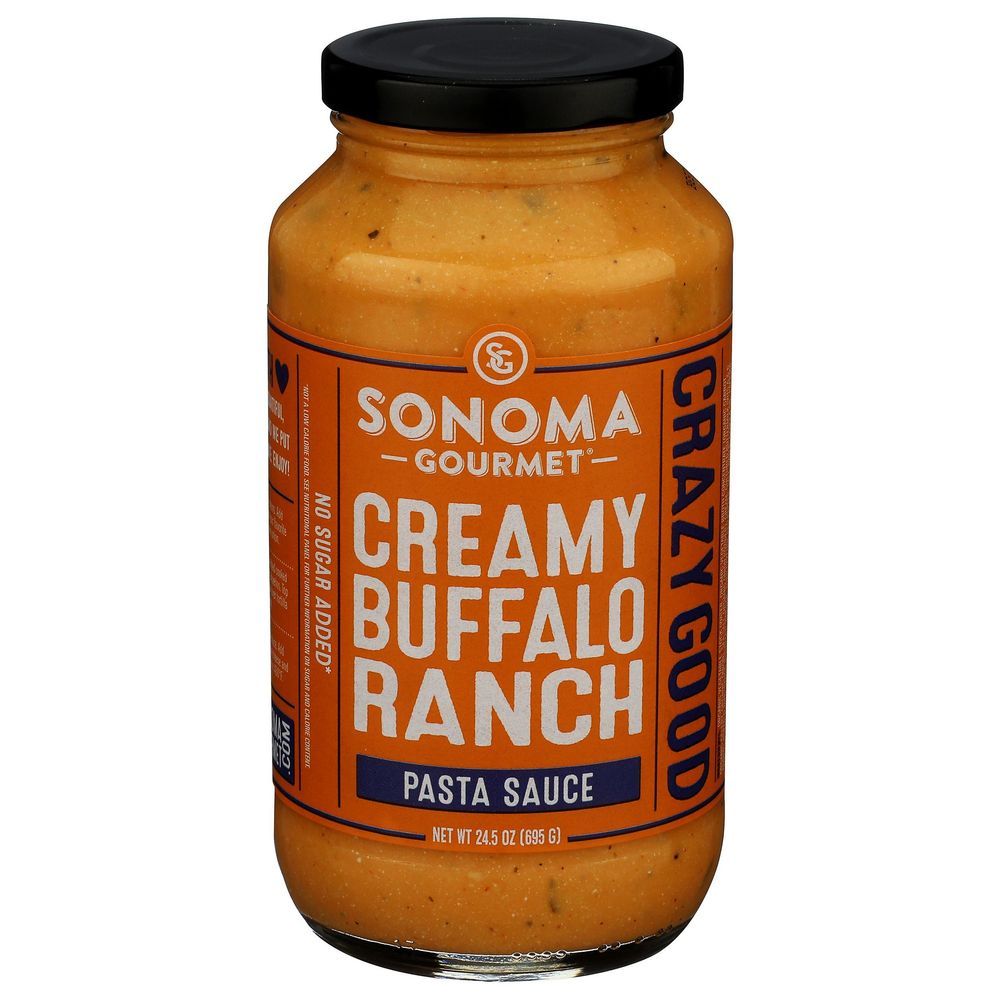Sonoma Gourmet Creamy Buffalo Ranch Pasta Sauce, 24.5 Ounce -- 6 Per Case