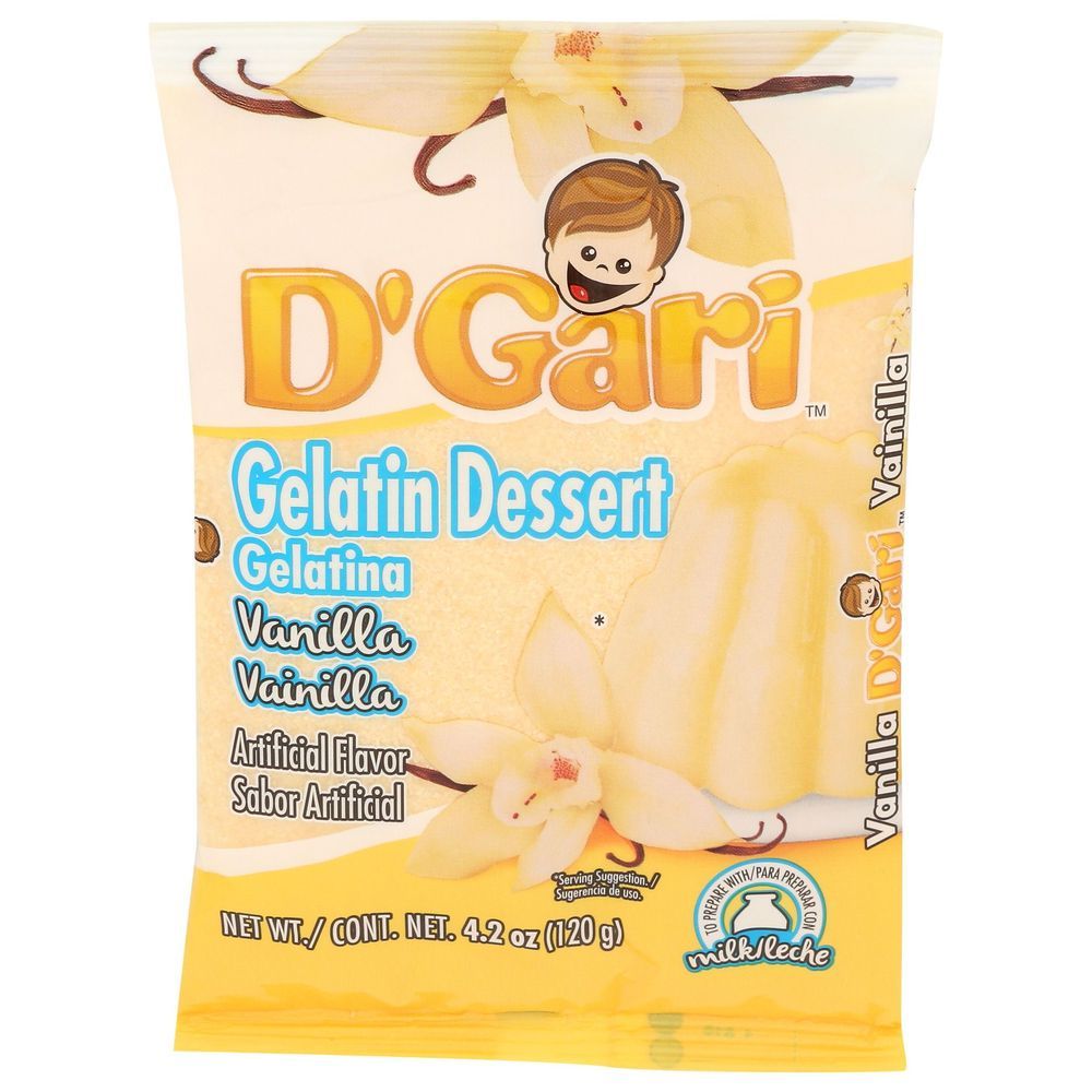 Dgari Vanilla Gelatin Dessert, 4.2 Ounce -- 24 Per Case
