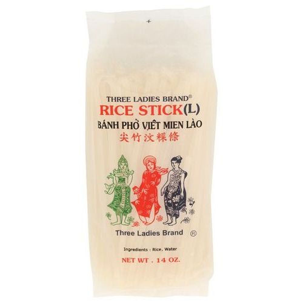 Three Ladies Rice Stick Noodles, 14 Ounce -- 15 Per Case