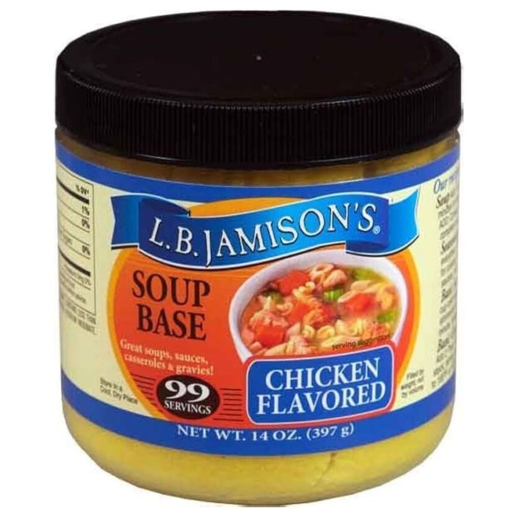 L.b. Jamison's Chicken Flavored Soup Base, 14 Ounce -- 6 Per Case