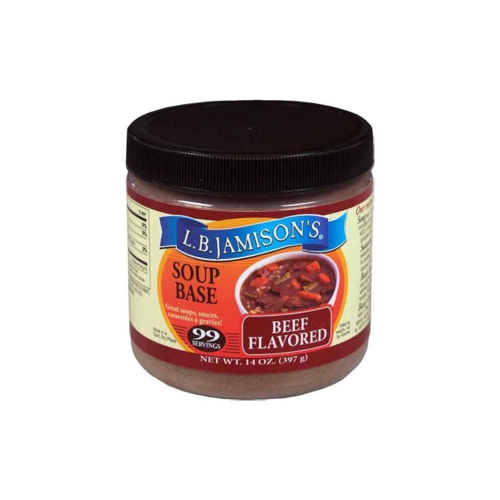 L.b. Jamison's Beef‑flavored Soup Base, 14 Ounce -- 6 Per Case