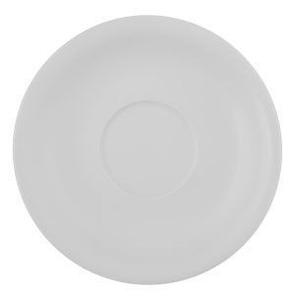Argyle 6 Inch Porcelain White Saucer, 12 Count -- 3 Per Case