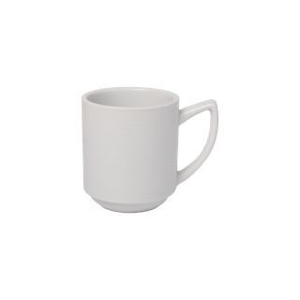 Radiance Porcelain White 10 Ounce Stacking Mug, 12 Count -- 3 Per Case