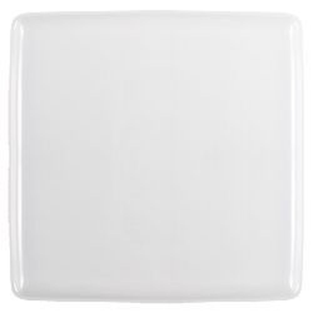 Ventana Porcelain White 8 1/2 Inch Square Dinner Plate, 24 Count