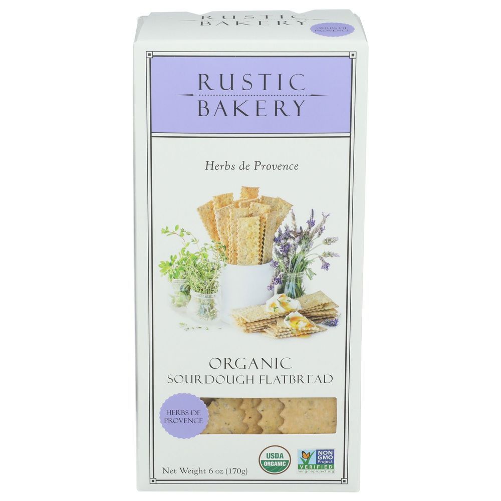 Rustic Bakery Herb D Provence Flatbread, 6 Ounce -- 12 Per Case