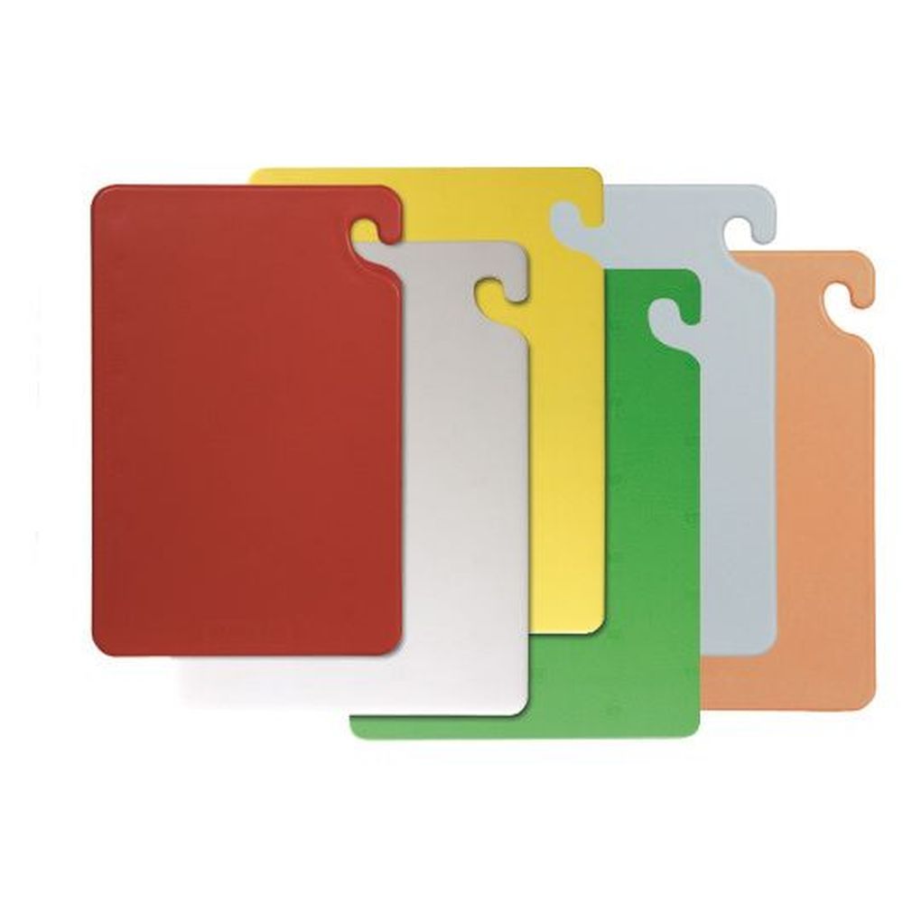 San Jamar 12 Inch X 18 Inch X .5 Inch Cut-n-carry Cutting Board, Set Of 6