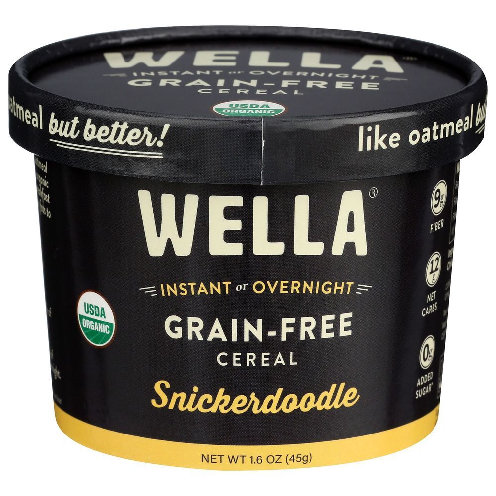 Wella Snickerdoodle Grain Free Hot Cereal, 1.6 Ounce -- 8 Per Case