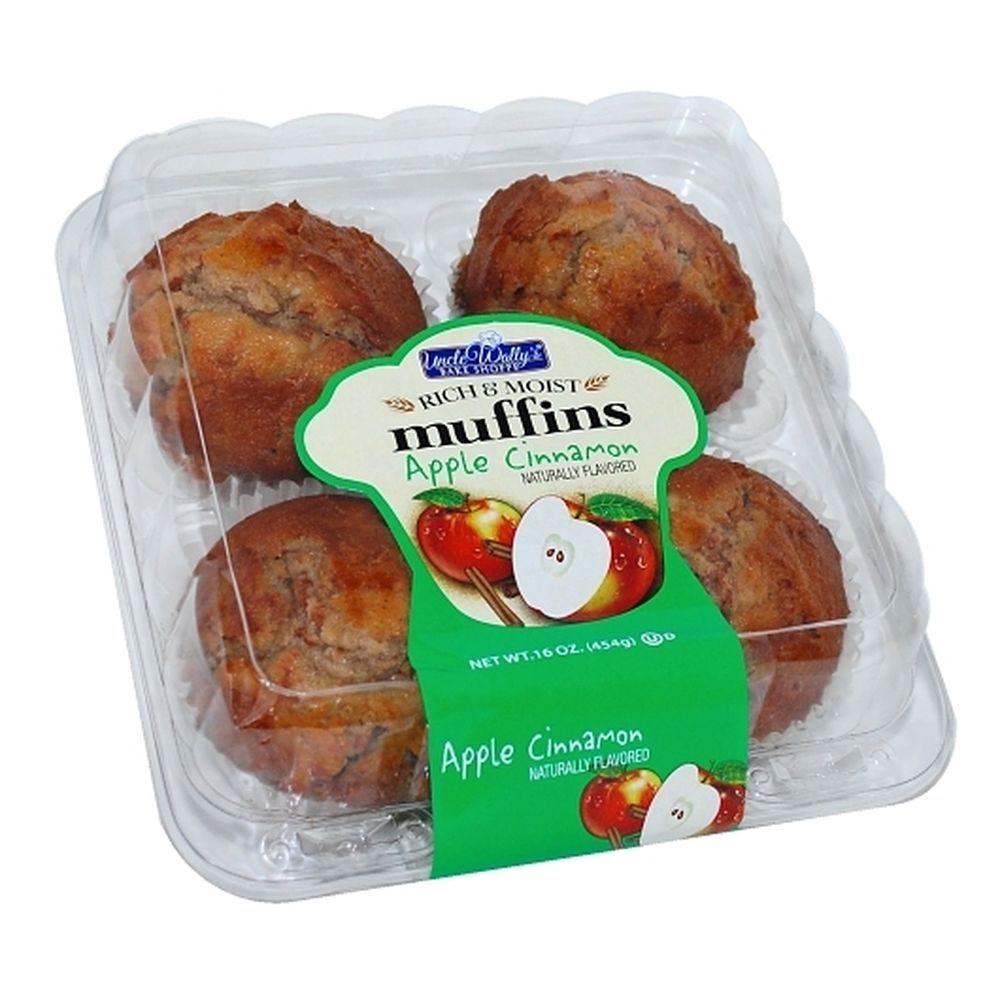Uncle Wally's Apple Cinnamon Muffins, 16 Ounce -- 6 Per Case