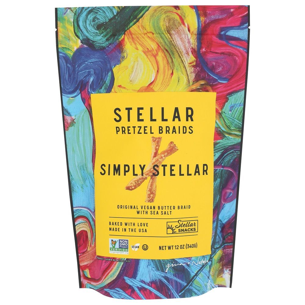 Stellar Snacks Simply Stellar Pretzels, 12 Ounce -- 12 Per Case