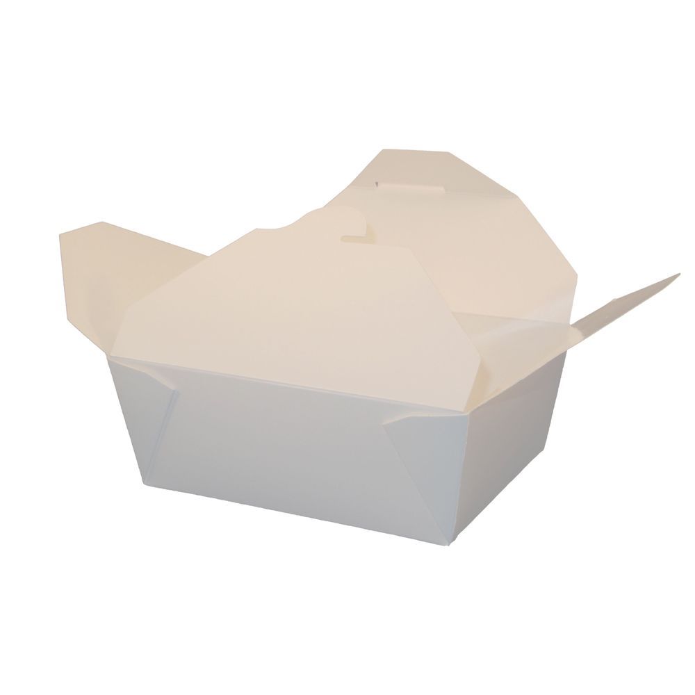 Sqp Number 8 White Paper Eco Food Box, 6 X 4 X 2.5 Inch -- 300 Per Case
