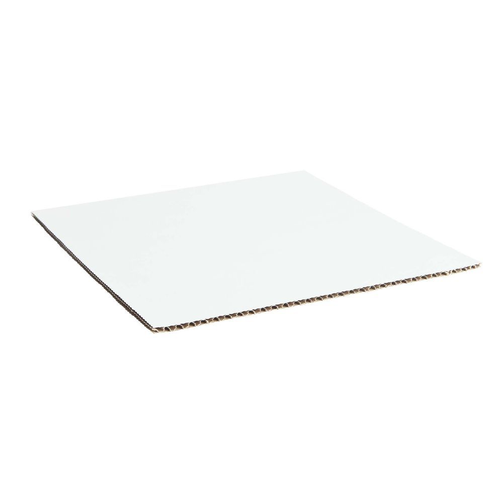 Whalen Packaging White Single Wall 1/4 Sheet Cake Pad -- 100 Per Case