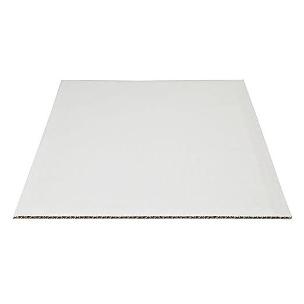 Whalen Packaging White Double Wall 1/2 Sheet Cake Pad -- 50 Per Case