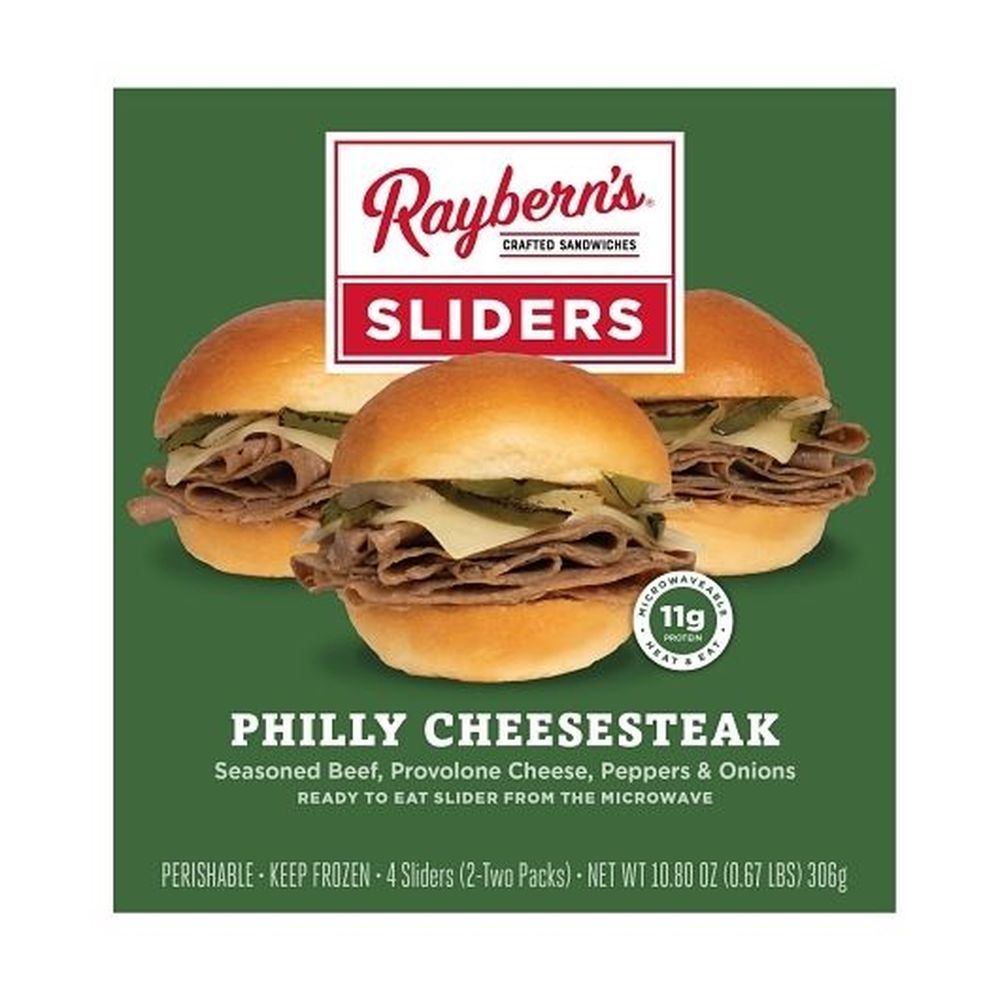 Raybern's Philly Cheesesteak Slider, 10.8 Ounce -- 6 Per Case