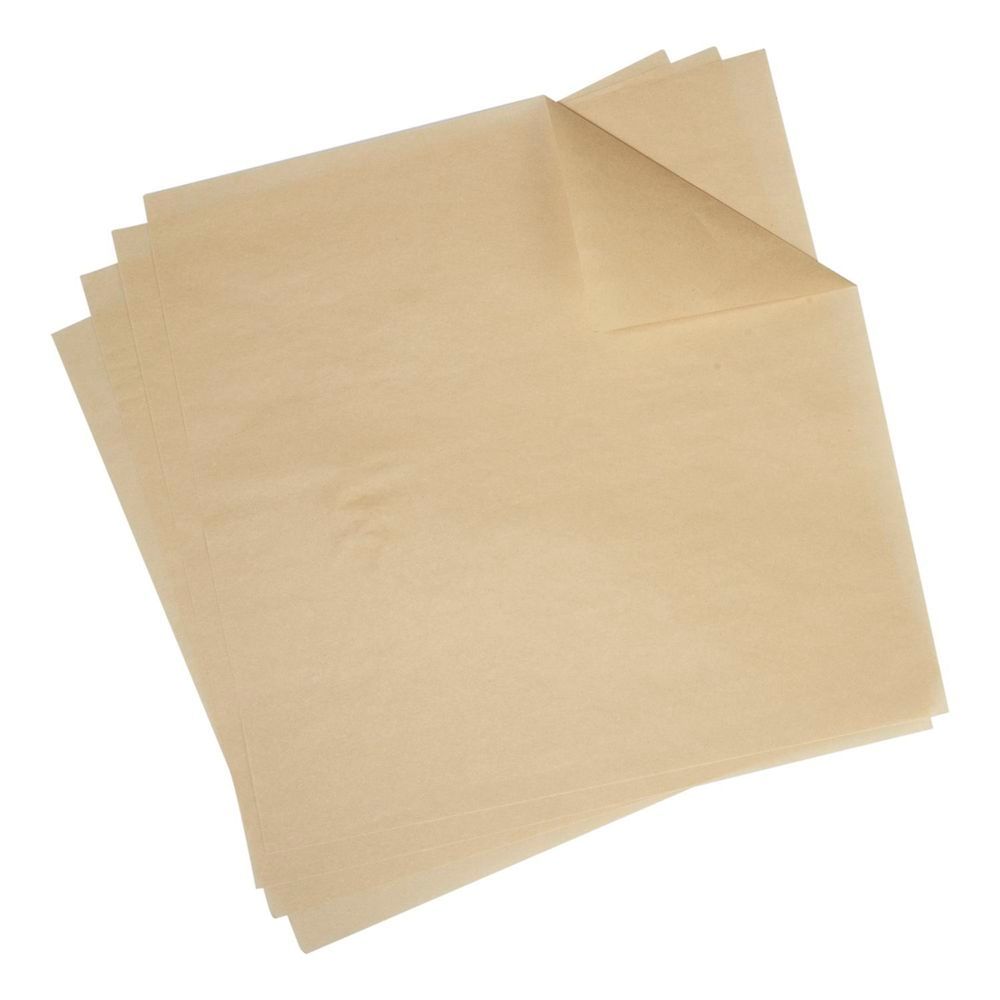 Mcnairn Natural Kraft Grease Proof Sheet, 12 X 12 Inch -- 2000 Per Case
