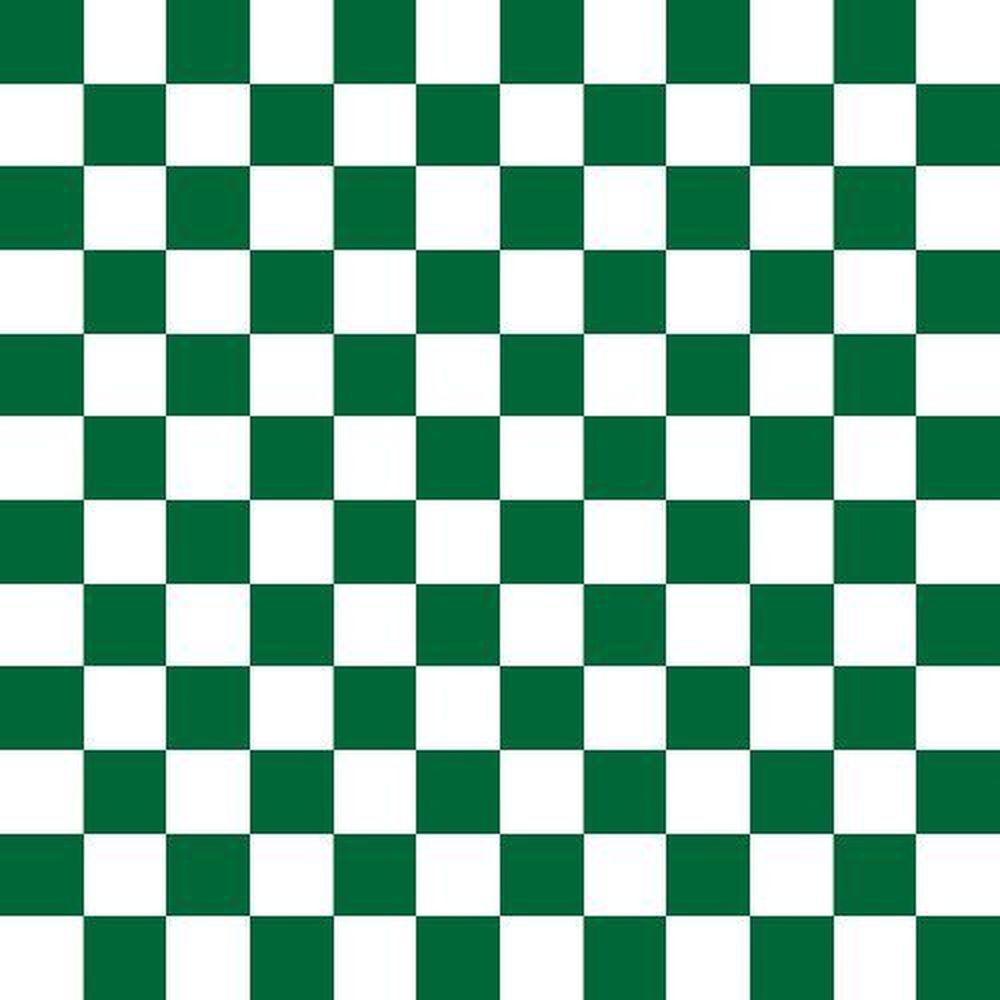 Mcnairn Green White Check Dry Wax Basket Liner Sheet, 12 X 12 Inch -- 2000 Per Case