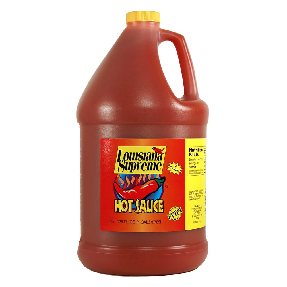 Louisiana Supreme Hot Sauce, 1 Gallon