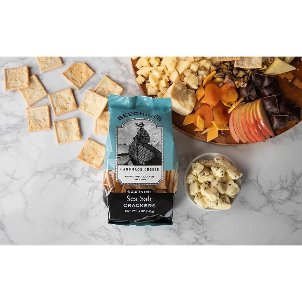 Beechers Sea Salt Crackers, 5 Ounce -- 12 Per Case