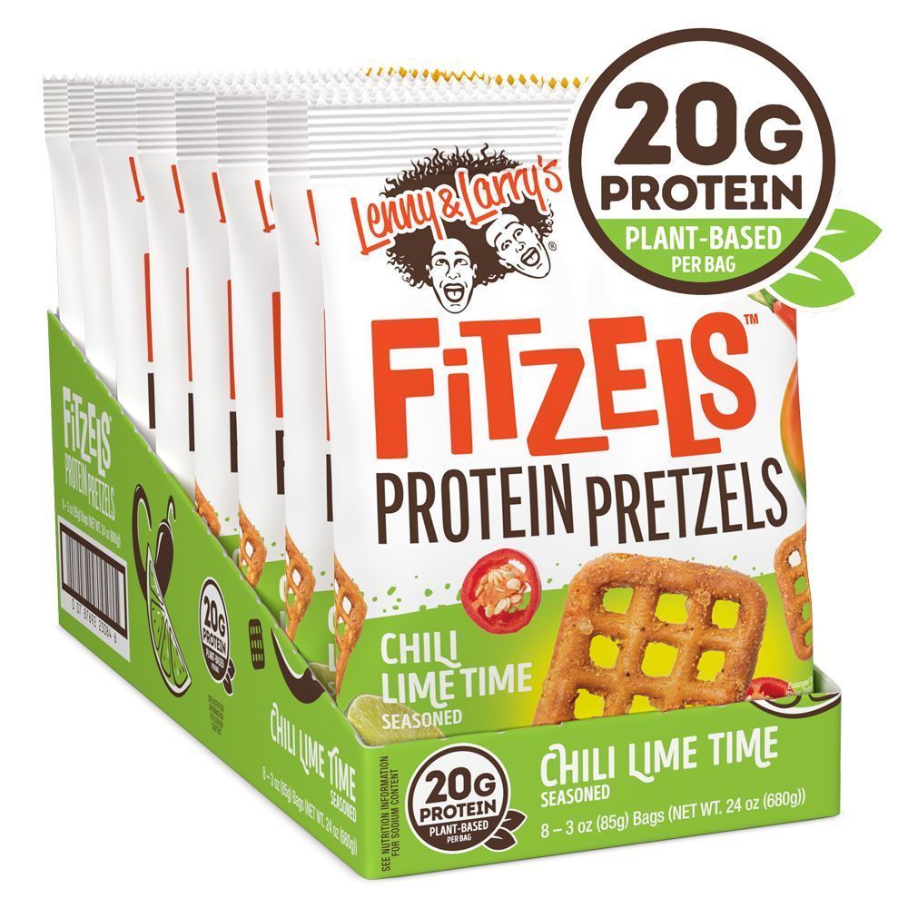 Lenny And Larry's Fitzel's Chili Lime Time Protein Pretzels, 3 Ounce -- 8 Per Case