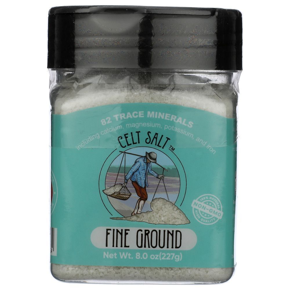 Celt Salt By Natures Pantry Fine Ground Salt, 8 Ounce Shaker -- 6 Per Case