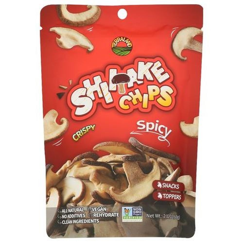 Terraland Spicy Shiitake Mushroom Chips, 2.12 Ounce -- 8 Per Case