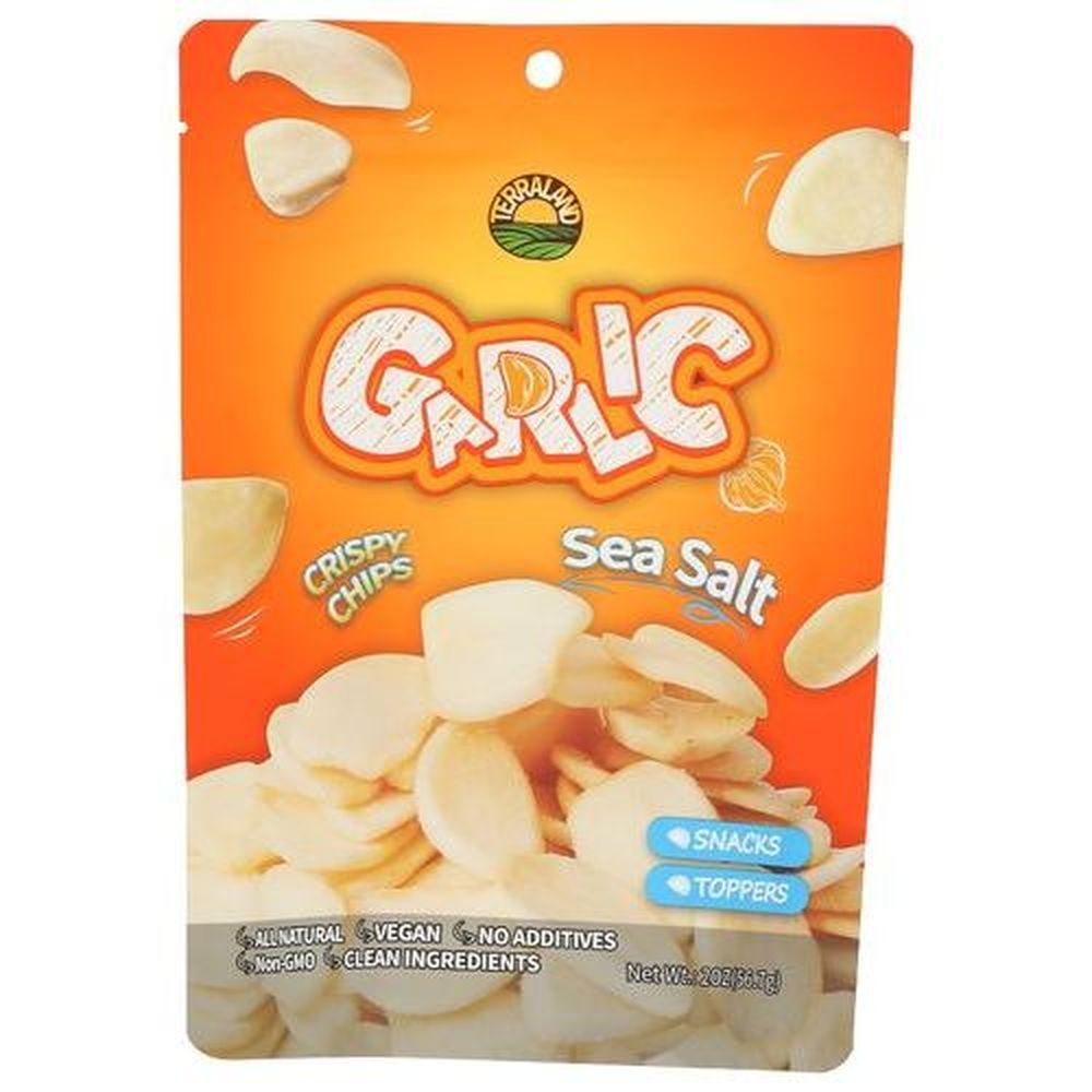 Terraland Sea Salt Garlic Chips, 2 Ounce -- 8 Per Case