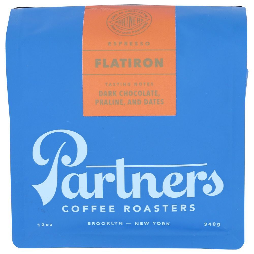 Partners Coffee Roasters Flatiron Blend Whole Bean Coffee, 12 Ounce -- 6 Per Case