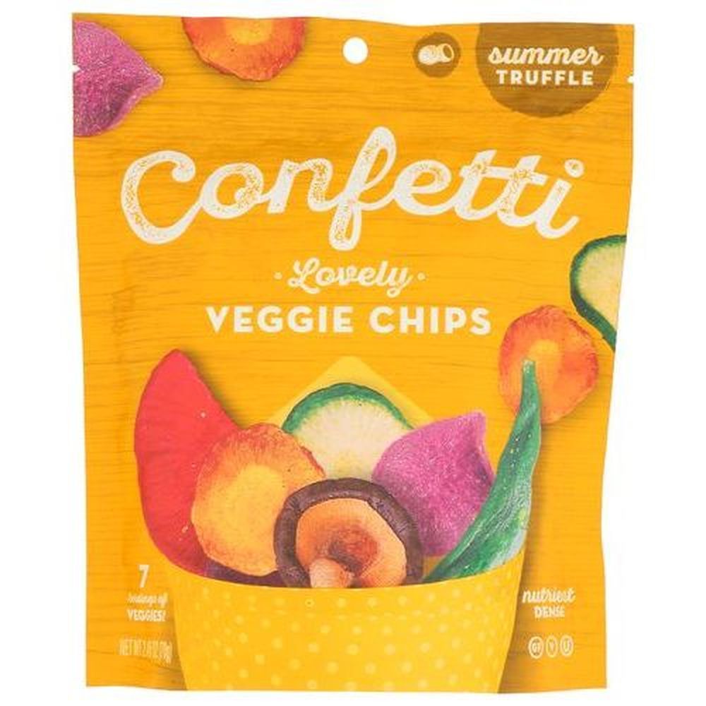 Confetti Summer Truffle Veggie Chips, 2.46 Ounce -- 12 Per Case