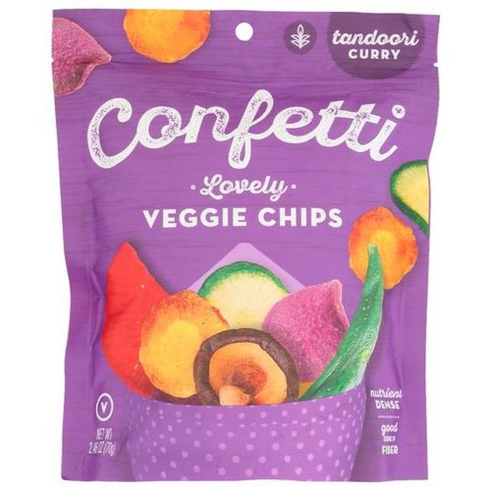Confetti Tandoori Curry Veggie Chips, 2.46 Ounce -- 12 Per Case