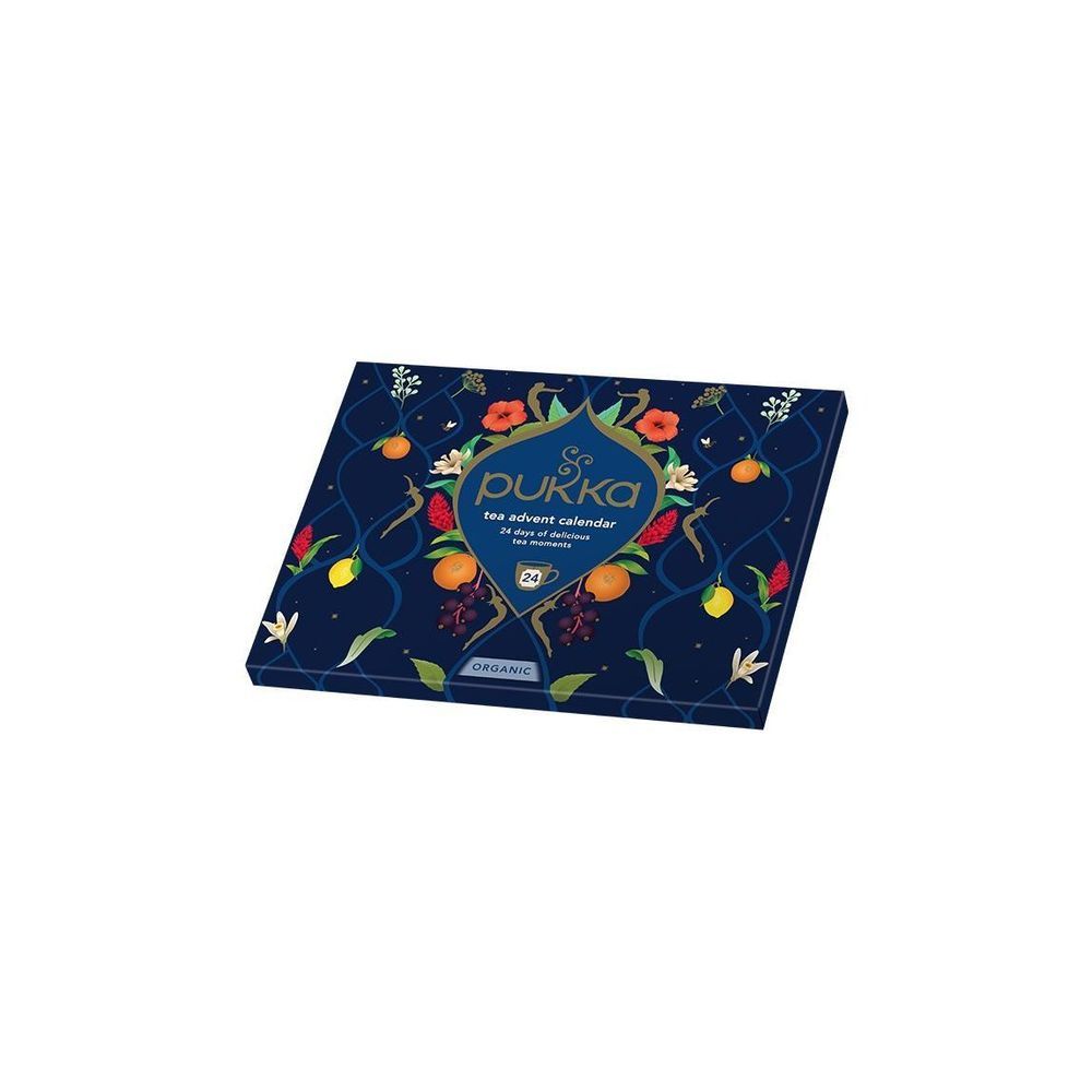 Pukka Organic Advent Calendar Herbal Tea, 24 Tea Bags -- 10 Per Case