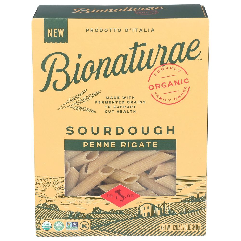 Bionaturae Organic Sourdough Penne Rigate Pasta, 12 Ounce -- 6 Per Case